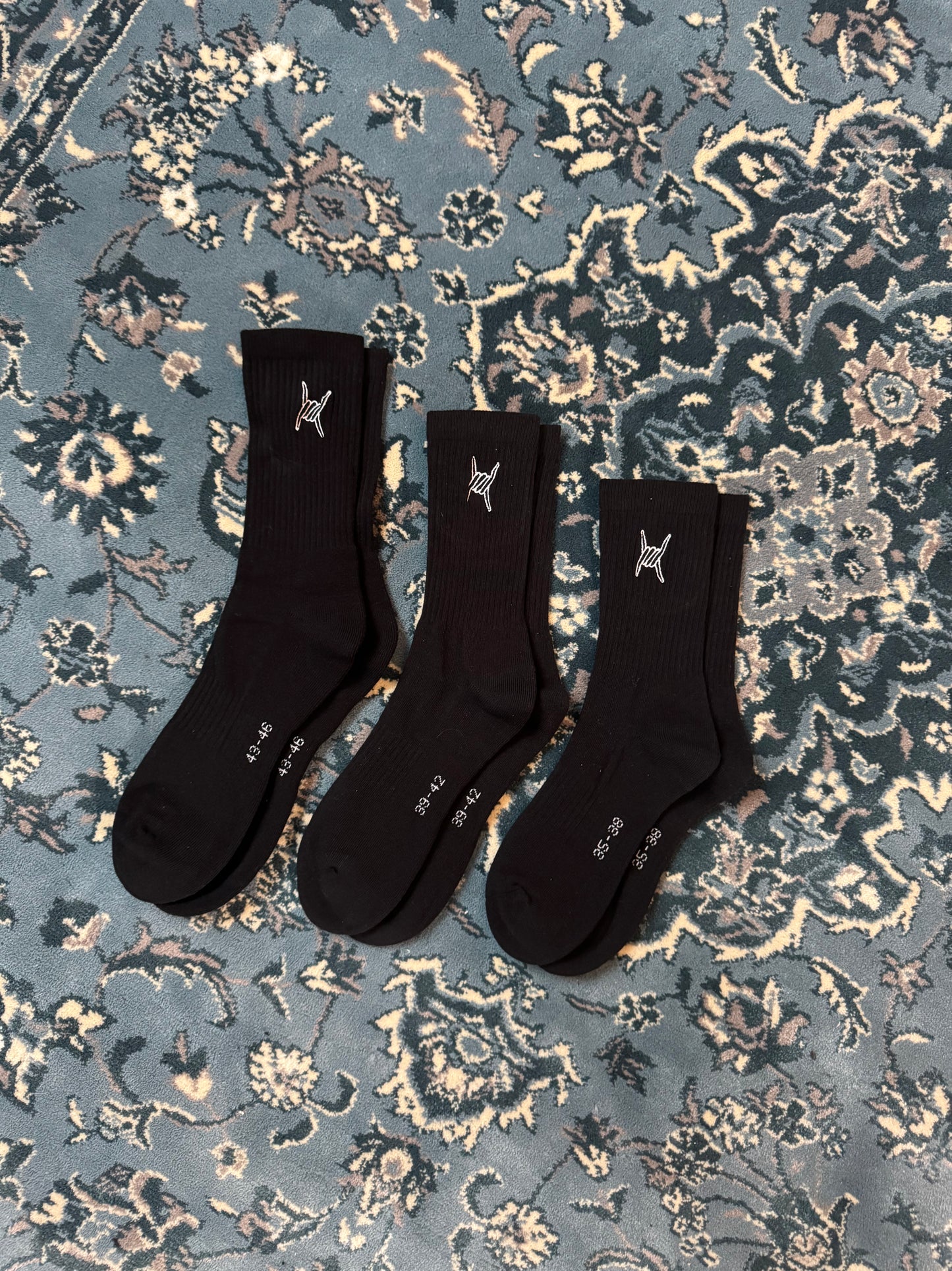 black socks